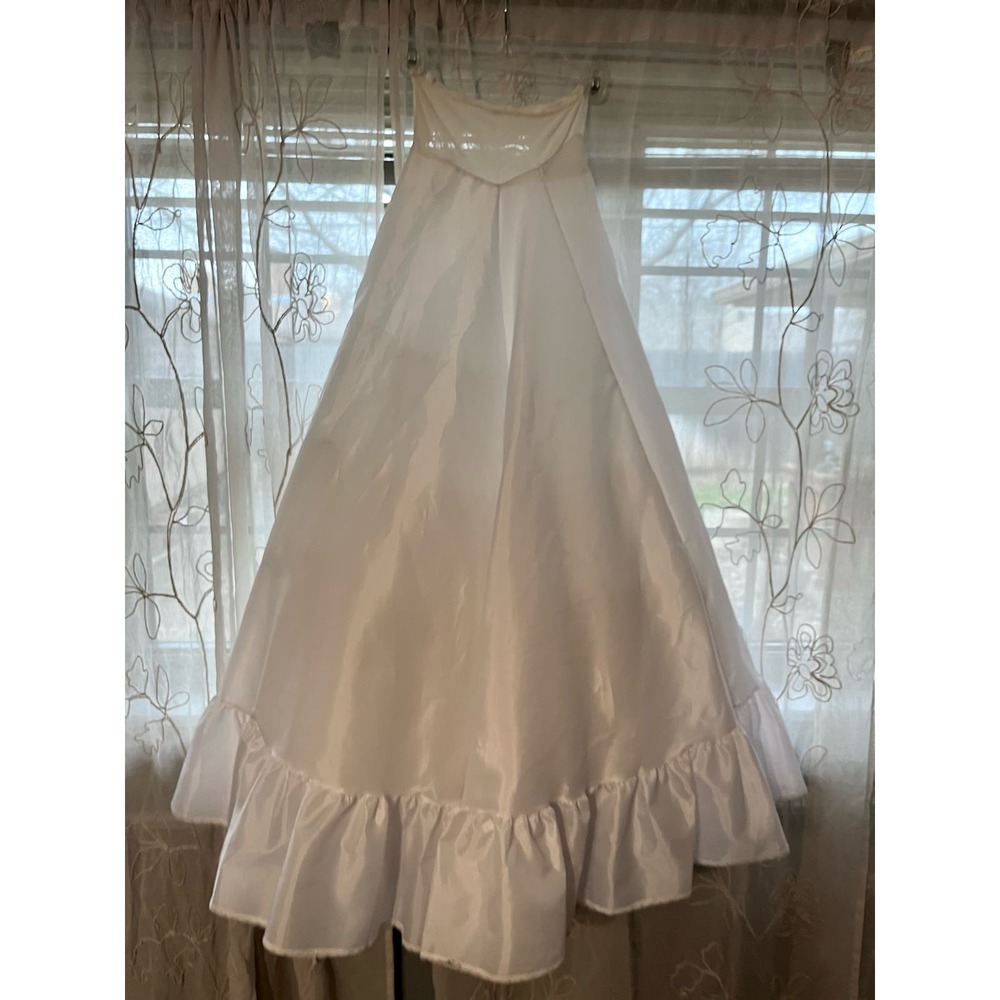 Under Cover Petticoat Crinoline Junior 3 White Stiff Netting Ruffle